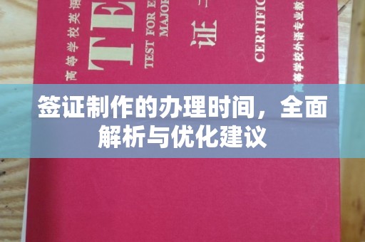 梓潼签证制作的办理时间，全面解析与优化建议